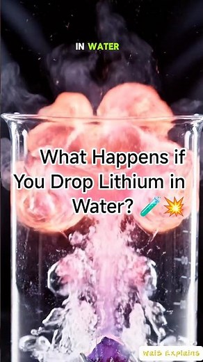 What Happens if You Drop Lithium in Water? 🧪💥