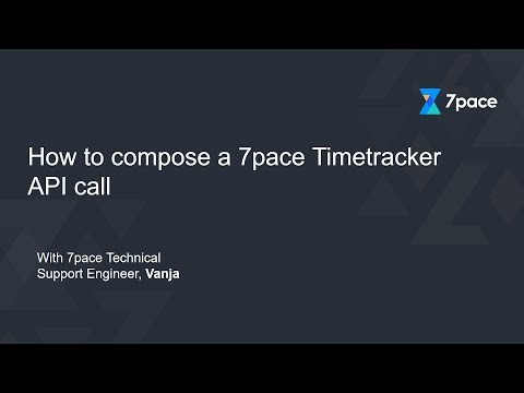 How to compose a 7pace Timetracker API call (extension for Azure DevOps)