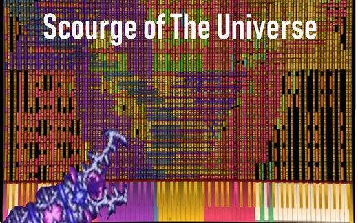 【黑乐谱年度带制作】Scourge of The Universe ~170万音符~ 神明吞噬者主题曲