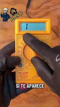 Measuring Continuity Using a Multimeter 🤓 #electricity #multimeter