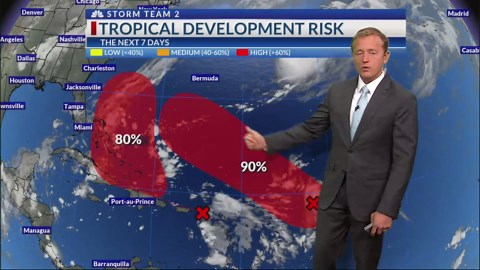 Tracking tropical development in the Atlantic