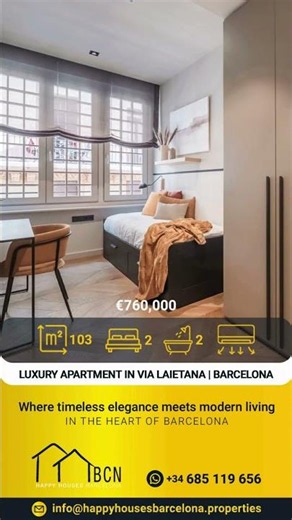 ✨ Luxury Apartment in Via Laietana | Barcelona ✨