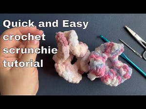 FAST Crochet Scrunchie in Just 10 Minutes! | Beginner-Friendly!