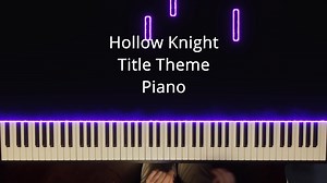 Hollow Knight - Title Theme | Piano #hollowknight #Silksong #hollowknightsilksong #Title #Piano #pianoCover #Goodvibes