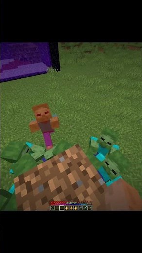 Zombies vs The Impossible Base #minecraft #shorts #gaming