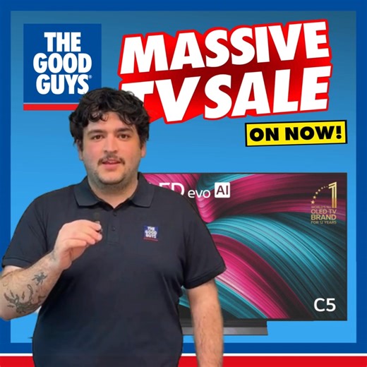 Massive TV Sale now on at The Good Guys! Don't miss out on these deals on a huge range of big brand TVs. | The Good Guys