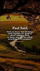 All Things Work Together for Good 🙏 | Romans 8:28 #bibleverses #jesuschrist #godsays #godsaid