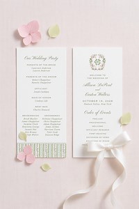Wedding Program Template, Watercolor Floral Design, Double Sided Ceremony Program, Editable in Canva, Blush Pink and Green Florals, Floral3 - Etsy Canada