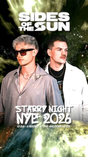 STARRY NIGHT | NYE 2026 at The Waldorf Hotel - 12 DJs, 3 Rooms12...