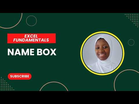 Excel Foundation: Name Box Explained (Beginner Friendly)