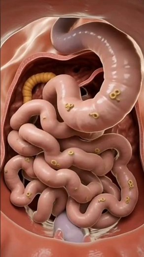 3D Medical Animation in Parasitic Worms | Human digestive system