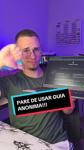 Como apagar o histórico da guia anônima no celular