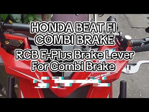 RCB E-PLUS LEVER COMBI BRAKE INSTALLATION FOR HONDA BEAT FI COMBI BRAKE
