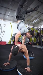 POV: you discovered the missing piece to your push ups, the BOSU ball🤯. Take on the next level balance challenge: Push-ups on the BOSU ball! This is a balance challenge for the brave 🫡💪 Elevate your push-ups - the full-body exercise that targets all major muscle groups in one exhilarating move!🔥💯Get 15% off all BOSU 🔗 www.bosu.com | BOSU