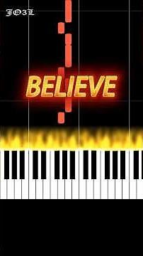 Cher - Believe / Piano Tutorial Muy FÁCIL #believe #pianotutorial