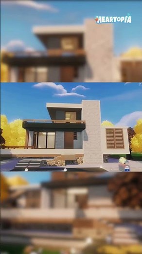 Cozy Cabin Build | Heartopia Autumn Villa Tutorial #heartopia #heartopiagame