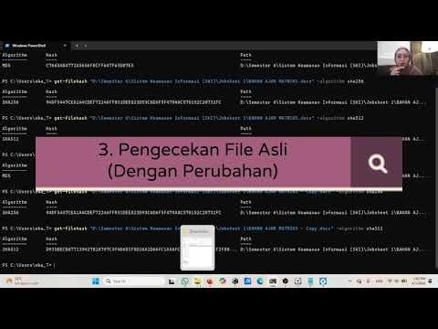Pengecekan Checksum dengan 4 Kondisi File Menggunakan MD5, SHA256, dan SHA512