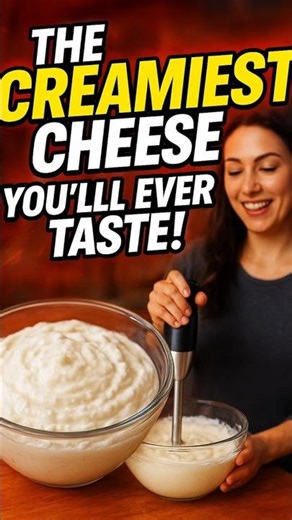 The Creamiest Cheese You’ll Ever Taste | Homemade in Minutes 🧀✨