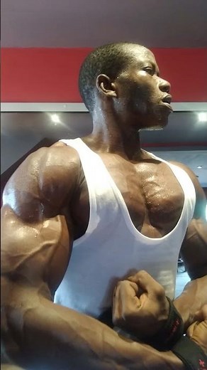 sweaty chest flex | No excuses - African Bodybuilders | Muscle Madness