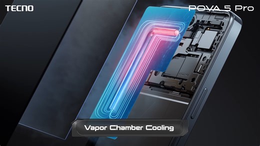 3K views · 147 reactions | Whether you're multitasking or playing games, the Vapor Chamber Cooling of #POVA5Pro5G ensures to double the thermal performance with its dual heat dissipation. #LightUpYourPower | TECNO Mobile | Facebook