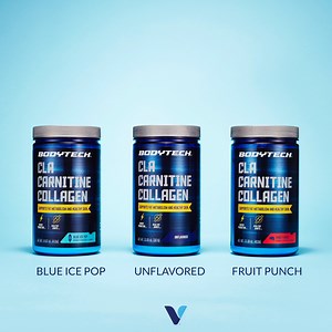 We heard good things come in threes, so we launched the NEW BodyTech CLA Carnitine Collagen in Fruit Punch, Blue Ice Pop, and Unflavored—and it flew right off shelves! But don’t worry, IT. IS. BACK! Stop into your local The Vitamin Shoppe to try it in while all BodyTech supplements are on sale, now through 5/26. | The Vitamin Shoppe