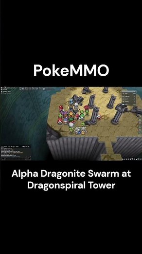 PokeMMO: Alpha Dragonite Swarm at Dragonspiral Tower