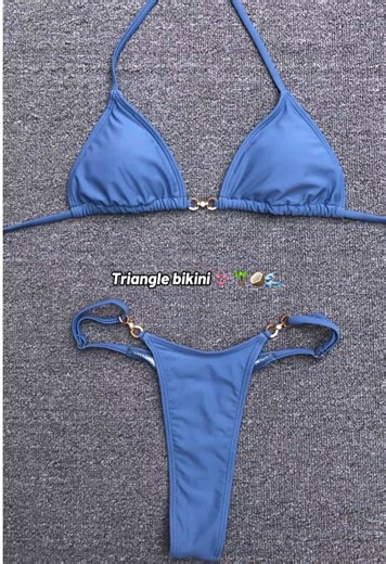 Sexy Triangle bikini 👙🌴🥥🌊 #bikiniset #swimwear #twopieceswimsuit #bikini #fashion