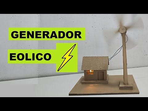 Cómo Hacer Un Mini Generador Eolico | Proyecto Escolar
