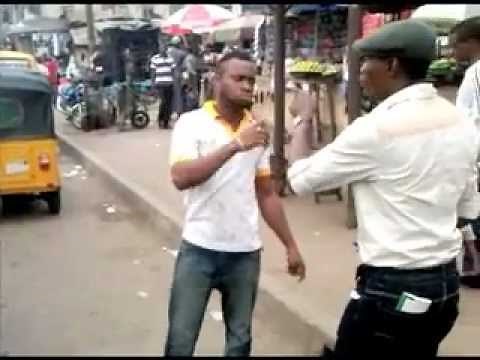 Two Men Street Fighting In Nigeria!!