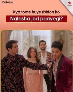 53K views · 539 reactions | Natasha ke nazaron ke saamne door jaa rahe hain uske rishtey. Kya wo apne pyaar se unhein ek saath laa paayegi? To zaroor dekhiye, #PandyaStore ka double dhamaaka, aaj pehla episode aayega shaam 6 baje bhi, StarPlus aur kabhi bhi Disney+ Hotstar par. #PriyanshiYadav Rohit Chandel | StarPlus | Facebook