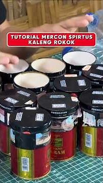 Tutorial mercon spirtus dari kaleng rokok #zulfalanang