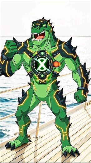 NEXTGEN Ben 10 Aqua Rex Alien Transformation 💧👽 | #Shorts