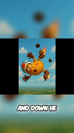 Rocket Skates Explode! Stunt Spud's Epic Fail! #shorts