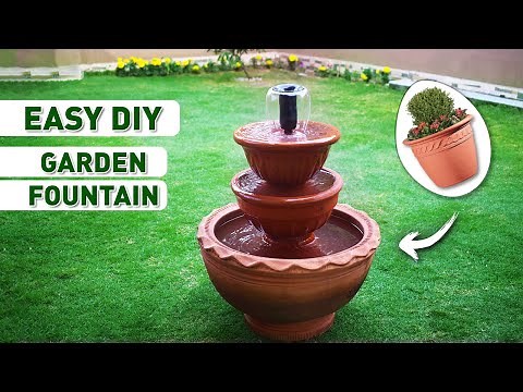DIY Fountain Using Terracotta