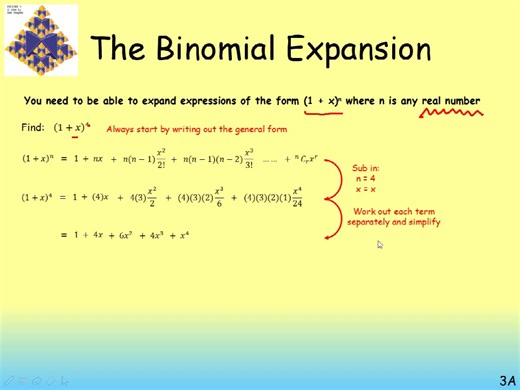 【A Level 授课】数学 C4 Chp3 The Binomial Expansion