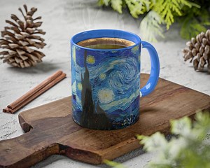 Starry Night Mug, Vincent Van Gogh Mug, Artsy Mug, Great Gift for Art Lovers, Accent Coffee Mug, 11oz - Etsy