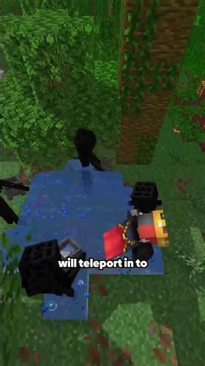 I made endermen helpful in #minecraft #coding #enderman