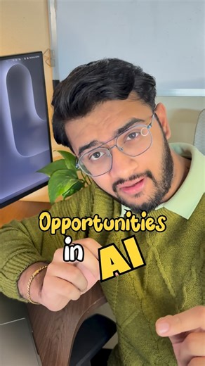 Atharva Patil on Instagram: "Ep4: Opportunities in AI 😮 . . Here is the list: 1. AI Engineer – Builds smart systems that can learn and make decisions. 2. Machine Learning Engineer – Trains models so computers can predict outcomes from data. 3. Data Scientist – Turns raw data into insights using AI and statistics. 4. AI Researcher – Creates new algorithms to push AI technology forward. 5. NLP Engineer – Works on AI that understands and generates human language. 6. Computer Vision Engineer – Make