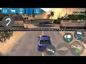 Goat Simulator Payday Train Hitting Car