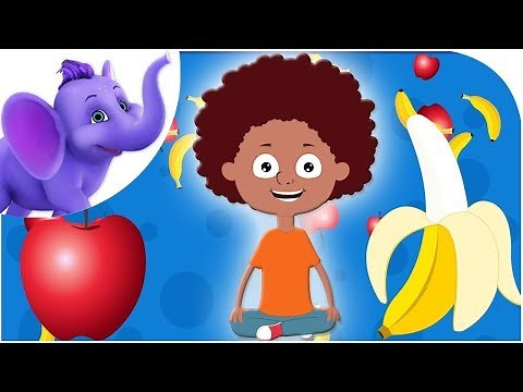 Apples and Bananas - Nursery Rhyme with Karaoke