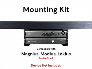Desk Mount Kit for Schiit Magnius, Modius, Lokius, Double Stack Under Desk Mount Brackets With Reversible Clips, Secure Mounting Accessories - Etsy