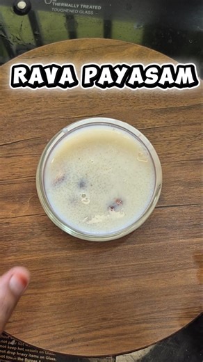 Rava Payasam | Easy Sweet Recipe in 10 Minutes 😍 #ravapayasam #payasamrecipe #shorts