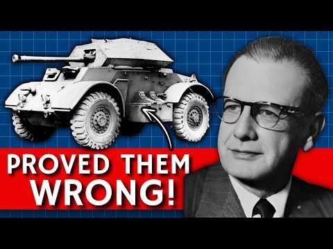 They Rejected His Armoured Car — Until The British Proved Every American General Wrong !
