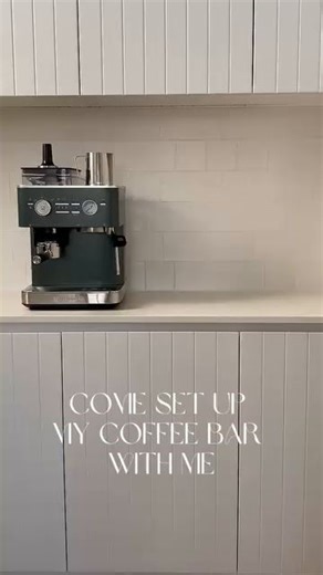 Who else has their very own coffee bar? ☕ Shop our Semi Automatic Espresso machine at https://kitchenaid.com.au/products/kes6551-semi-automatic-espresso-machine-with-burr-grinder #kitchenaid #kitchenaidespresso #coffeemachine #coffee #espressomachine | KitchenAid Australia and New Zealand