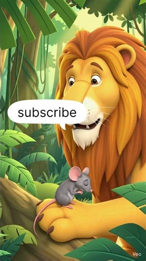 The Lion and The Mouse Story in Hindi | Short Moral Story