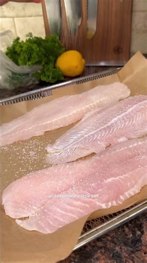 Baked lemon butter fish, using Swai fillets, a super affordable white fish