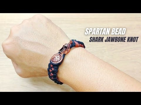 Spartan Paracord Bracelet | Shark Jawbone Knot | Simple Build - Premium Look