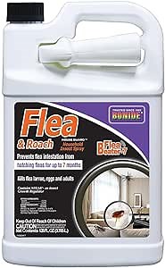 Bonide Flea Beater Flea & Roach House Guard Household Insect Spray, 128 Ready-to-Use Long Lasting Insect Control & Protection
