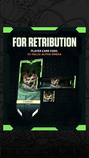 Claim Your FREE "For Retribution" (Chamber x Viper) Player Card in VALORANT #shorts