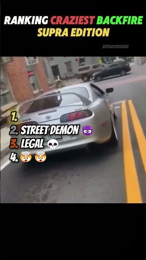 Craziest Backfire Sounds – Supra Edition 🔥💥